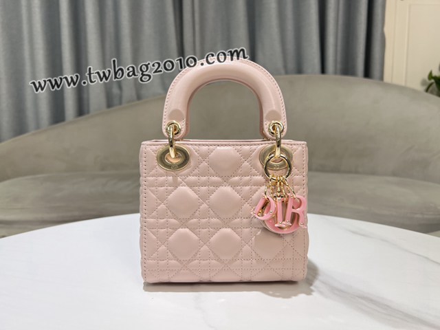 Dior专柜新款Lady女包迪奥高仿原单彩琳琅扣Lady Dior手袋三格手提女包 djfk1470